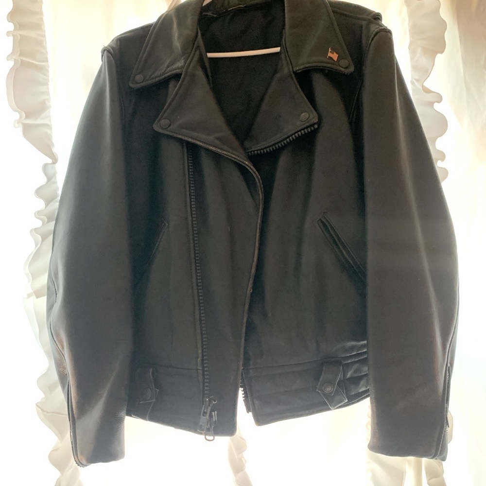 USA made Vintage Leather Motorcycle Jacket